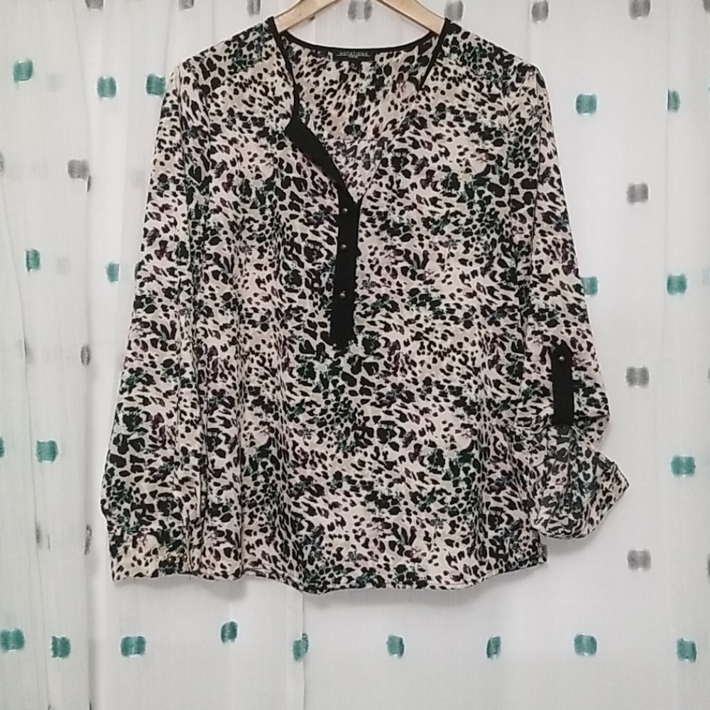 Leopard print blouse